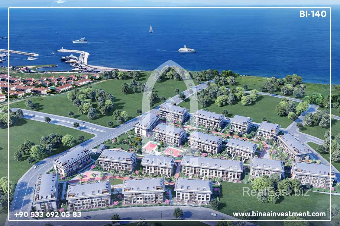 Spacious 3+1 Apartment with Stunning Sea View in Istanbul